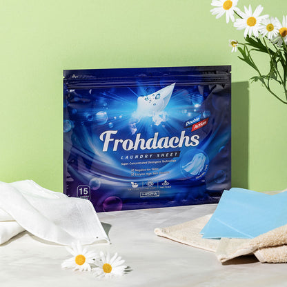 雙效濃縮潔淨洗衣片 Frohdachs D.A.Laundry