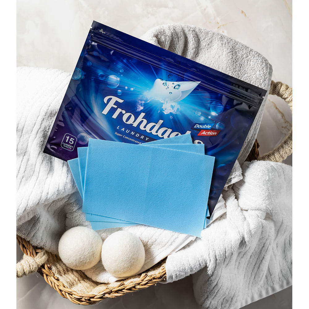 雙效濃縮潔淨洗衣片 Frohdachs D.A.Laundry