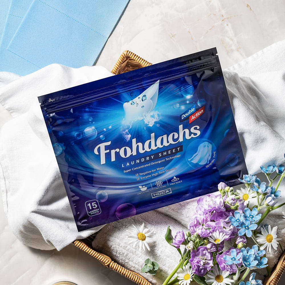 雙效濃縮潔淨洗衣片 Frohdachs D.A.Laundry