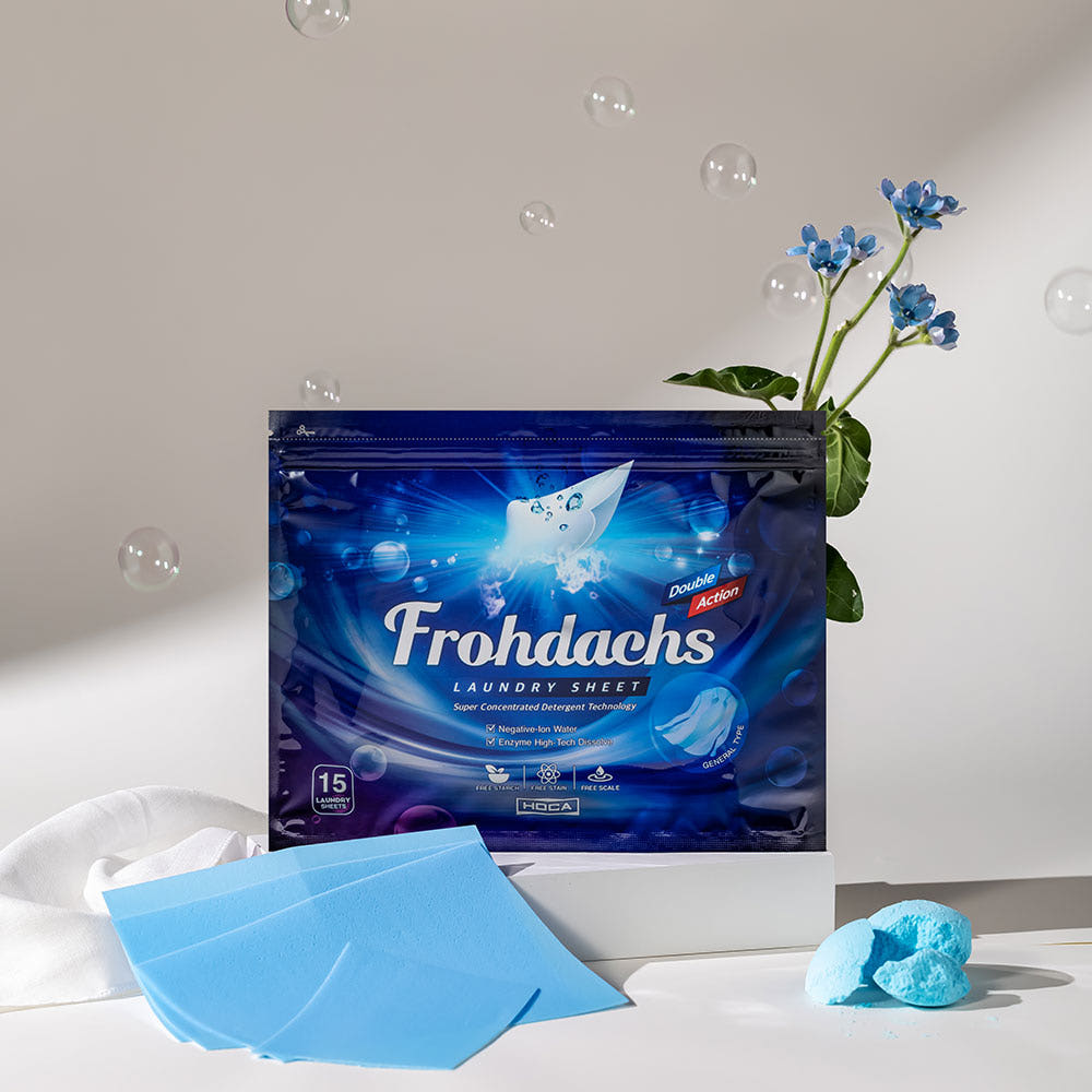 雙效濃縮潔淨洗衣片 Frohdachs D.A.Laundry